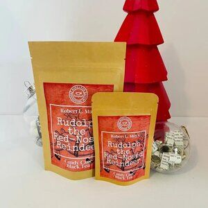 ($8) Rudolph the Red Nosed Reindeer - Candy Cane Black Tea